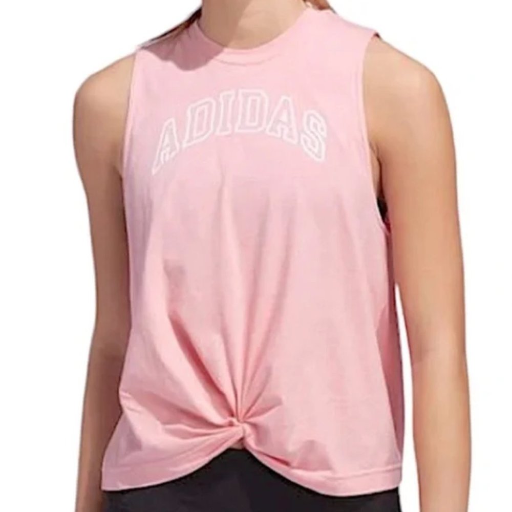 Adidas Performance Knot Twist Front Tank Top